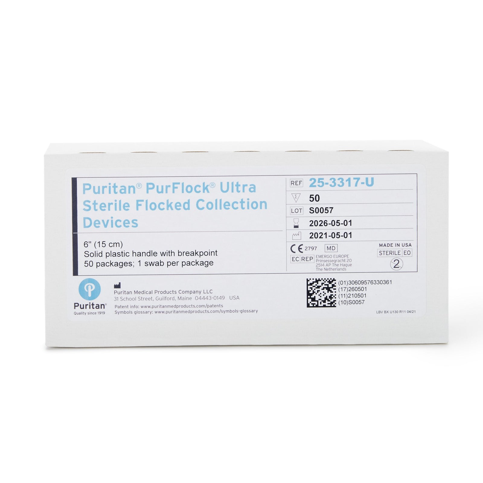 PurFlock Ultra Nasopharyngeal Collection Swab