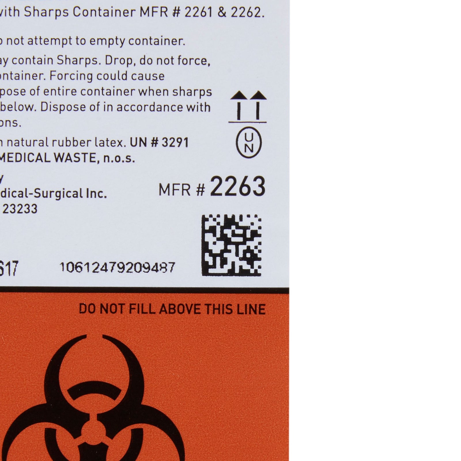 McKesson Prevent Sharps Container Cabinet / Wall Enclosure