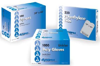 Lap Bib Slipover Disposable Poly / Tissue
