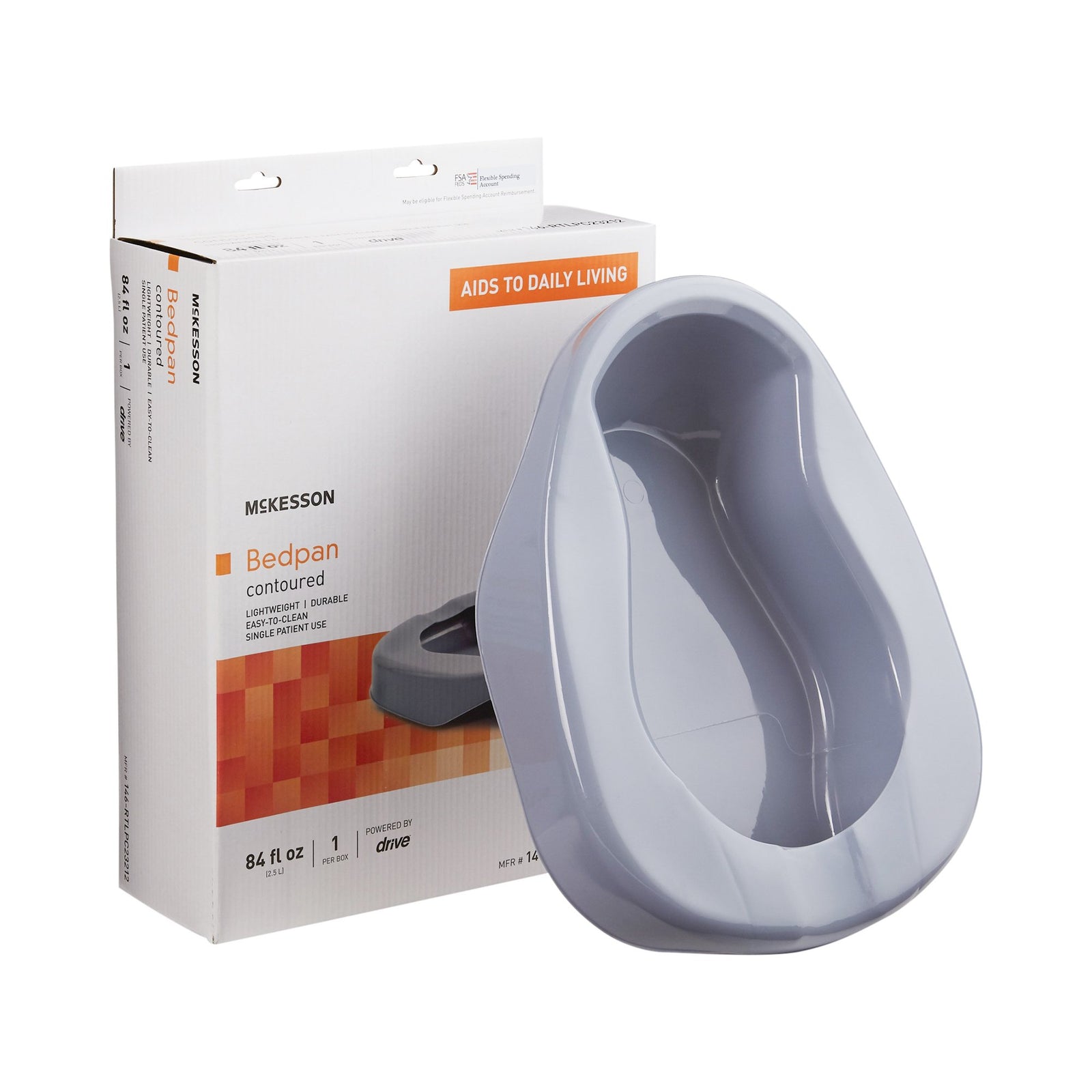 McKesson Contoured Bedpan
