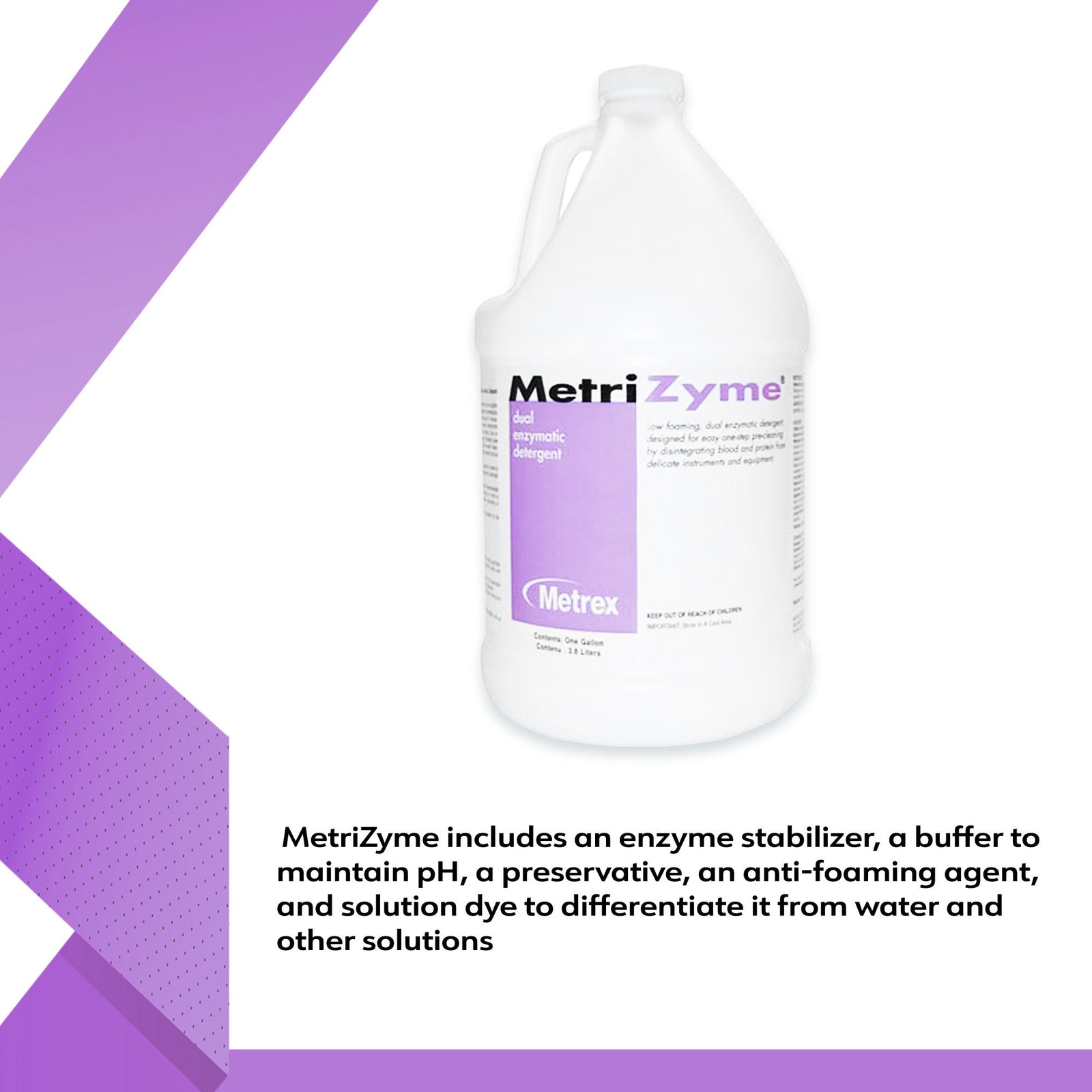 MetriZyme Dual Enzymatic Instrument Detergent