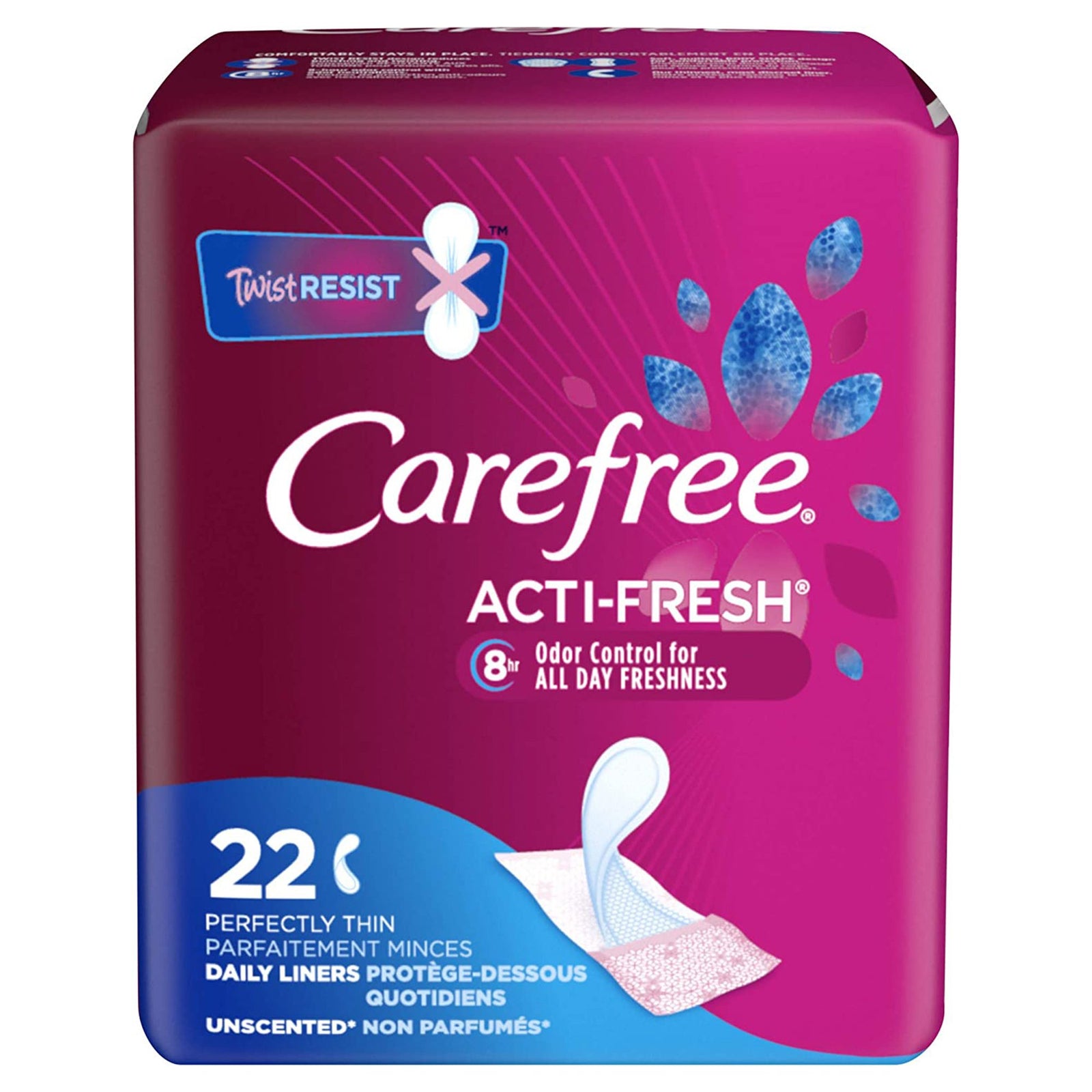 Carefree actifresh Panty Liner