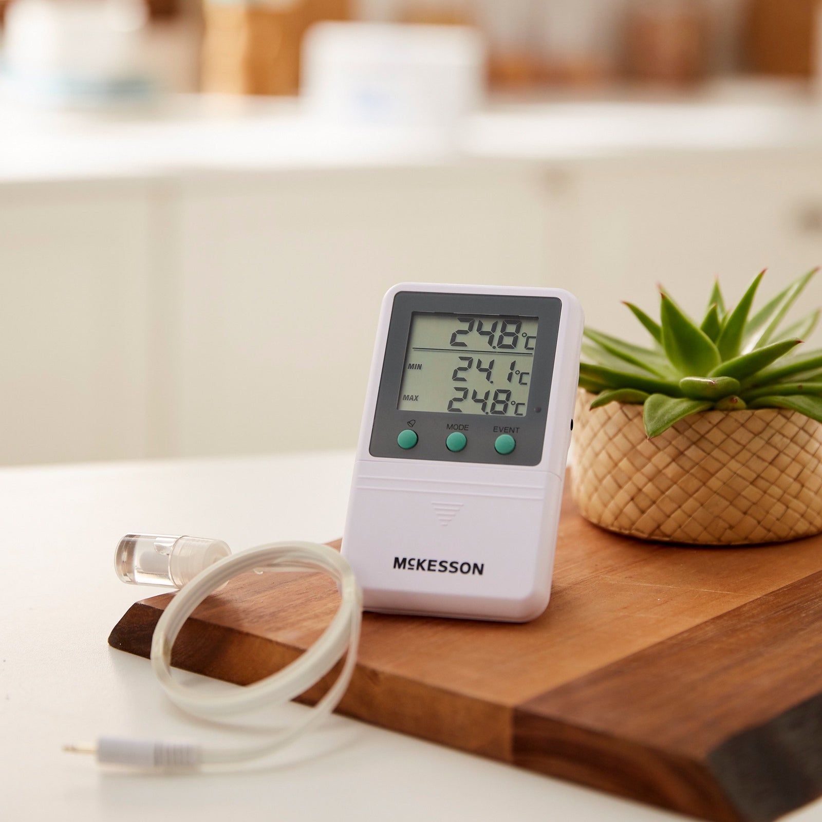 McKesson Digital Refrigerator / Freezer Thermometer With Alarm