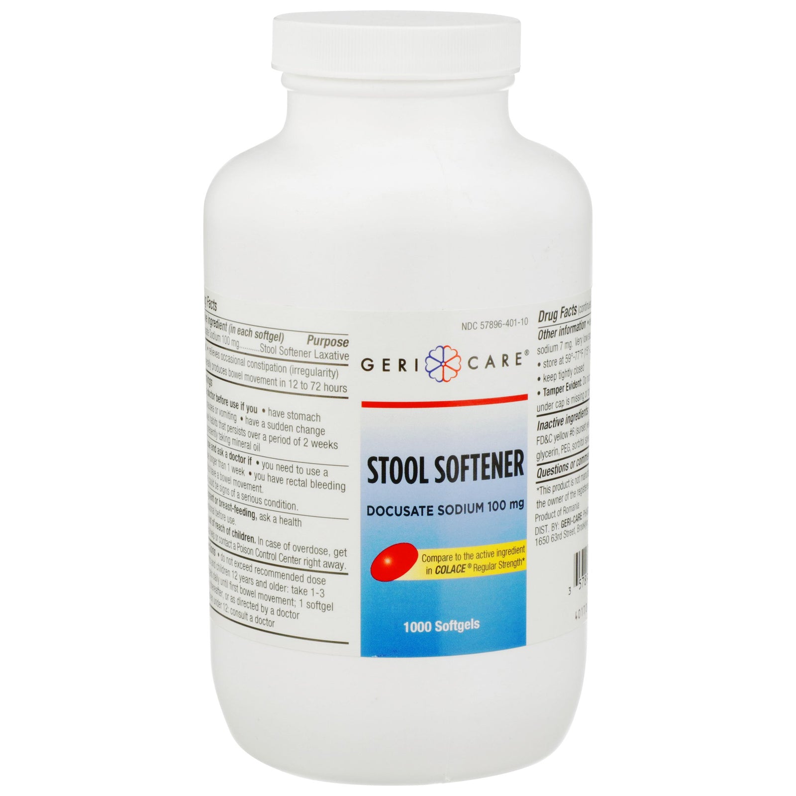 Geri-Care Stool Softener Docusate Sodium