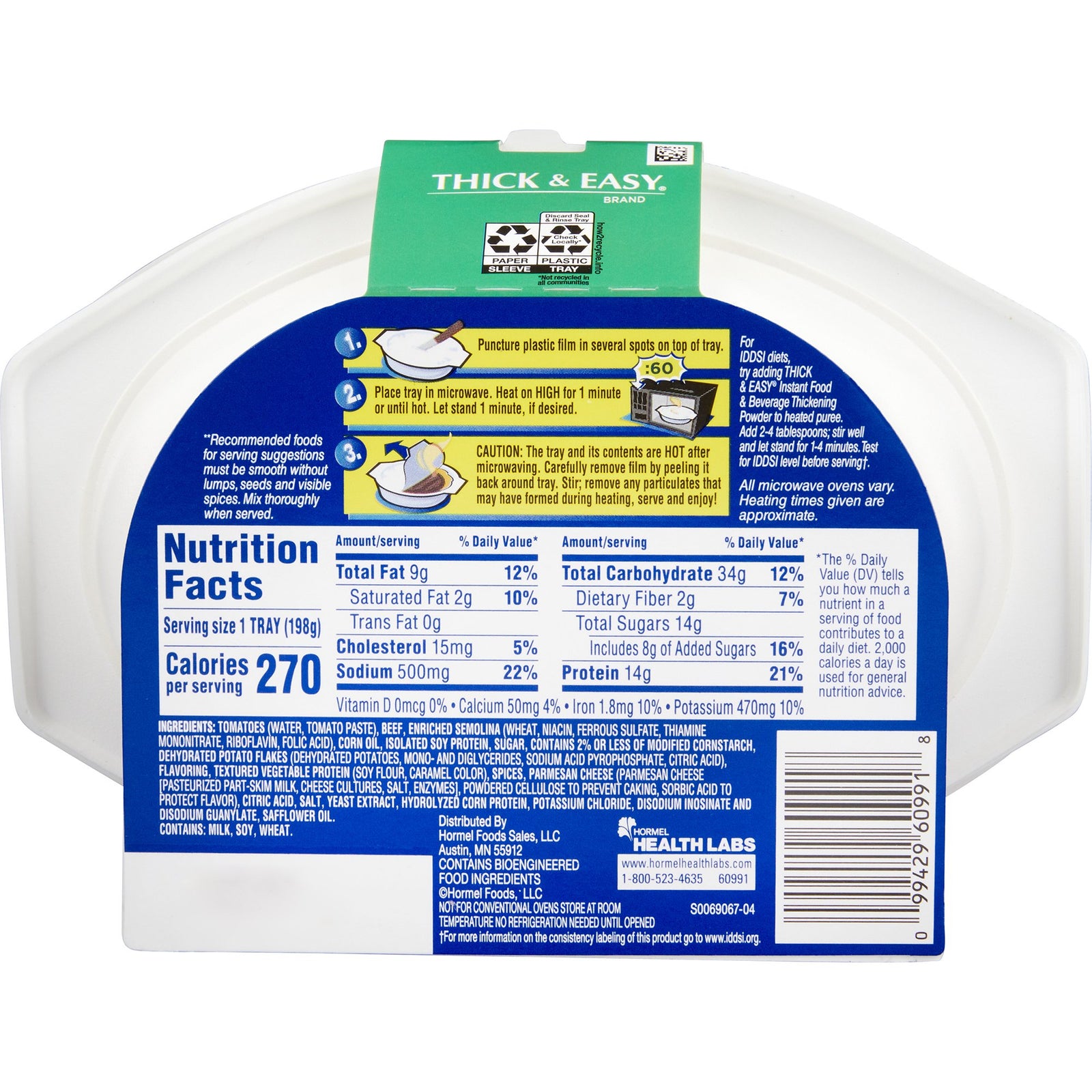 Thick & Easy Purees Thickened Food