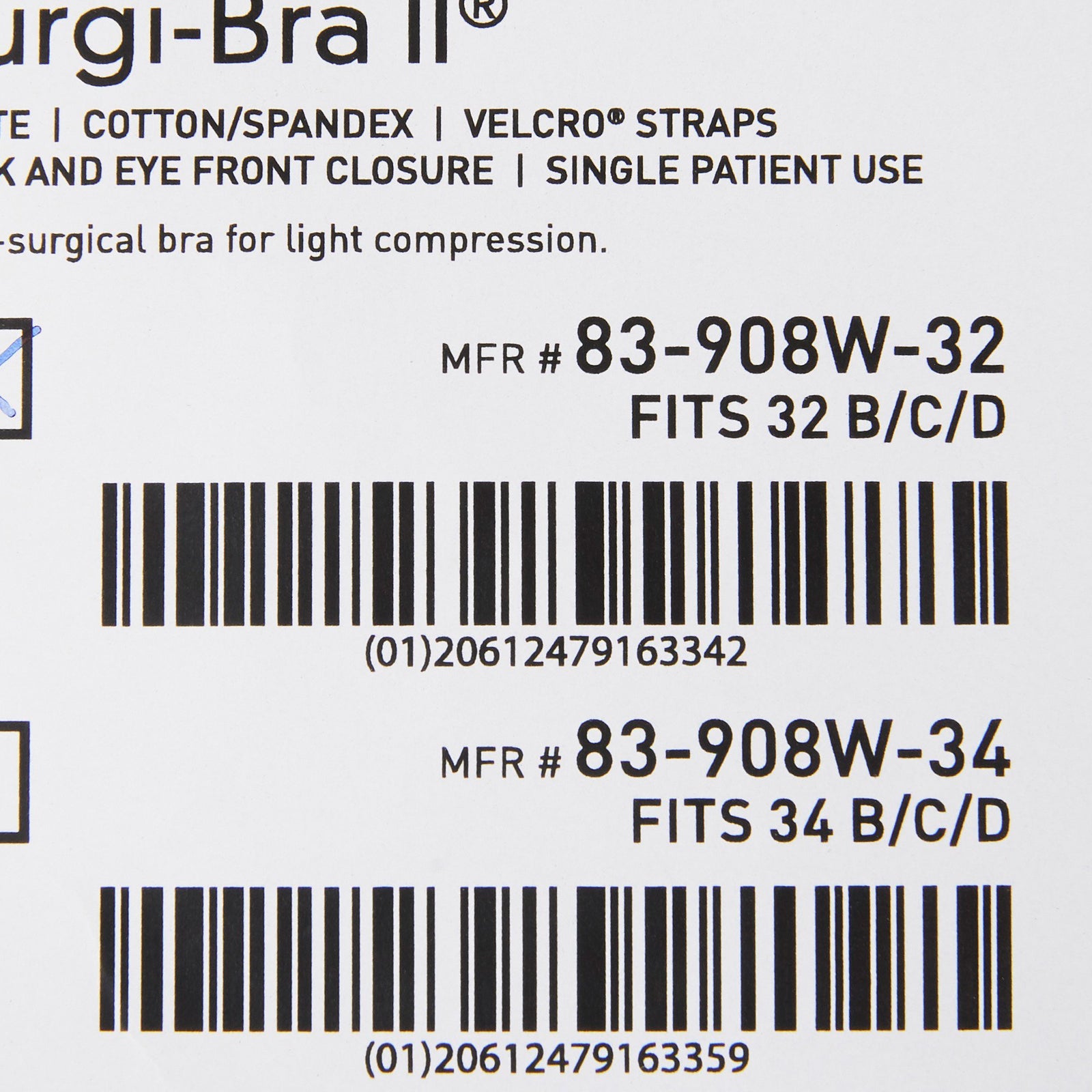 McKesson Post-Surgical Bra