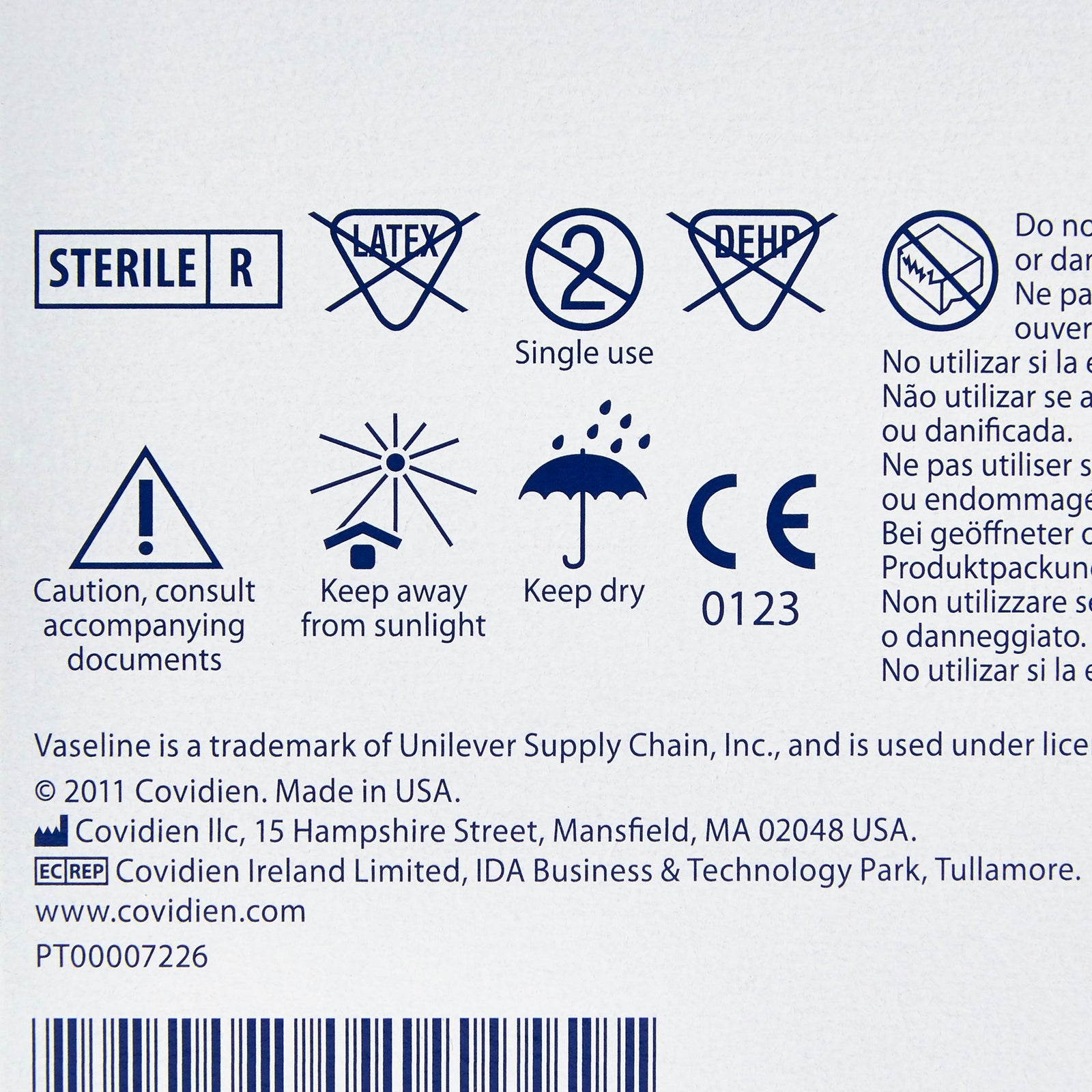Vaseline Petrolatum Impregnated Dressing