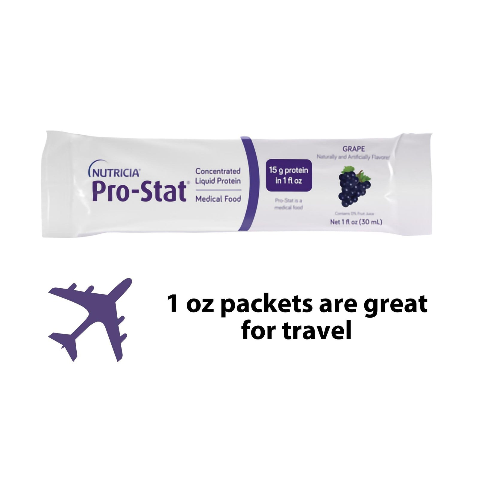 Pro-Stat® Sugar-Free Grape Protein Supplement, 1 oz. Individual Packet