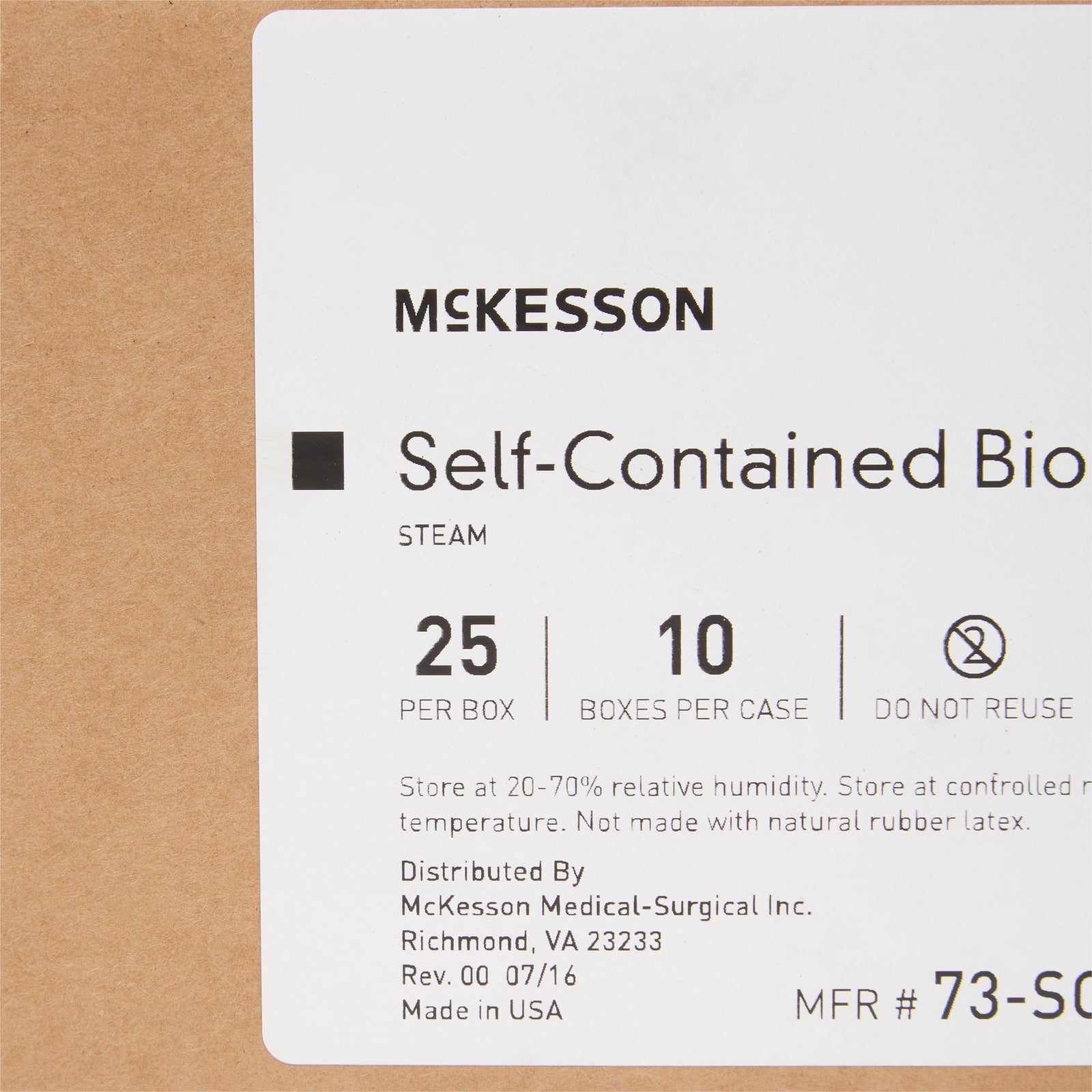 McKesson Sterilization Biological Indicator Vial