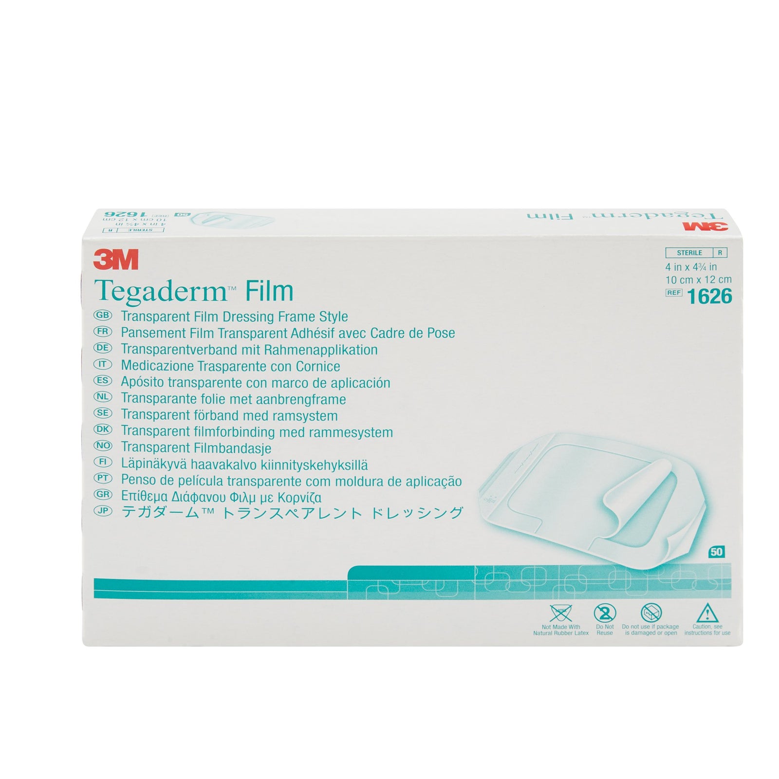 3M Tegaderm Transparent Film Dressing Frame Style