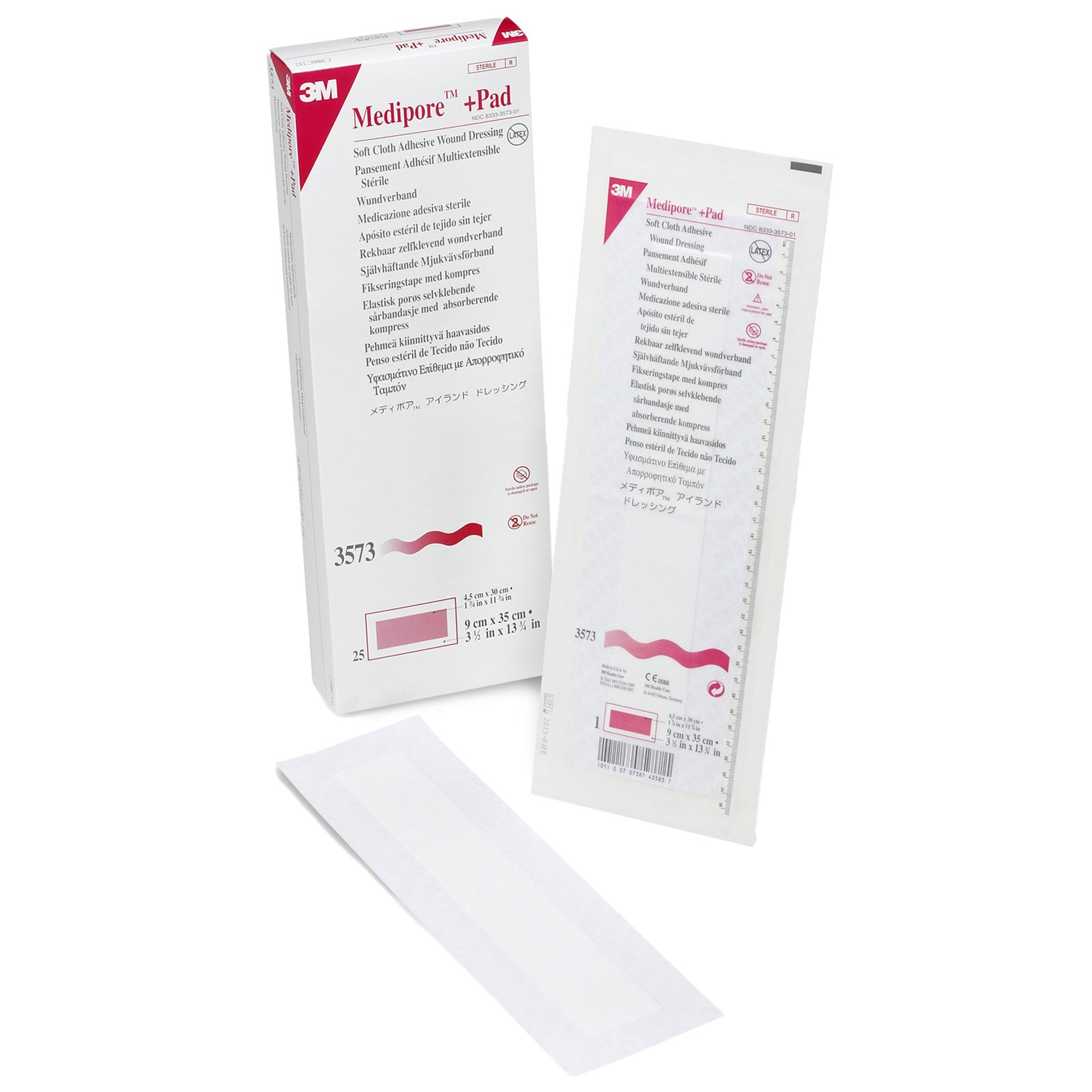 3M Medipore Pad Soft Cloth Adhesive Wound Dressing