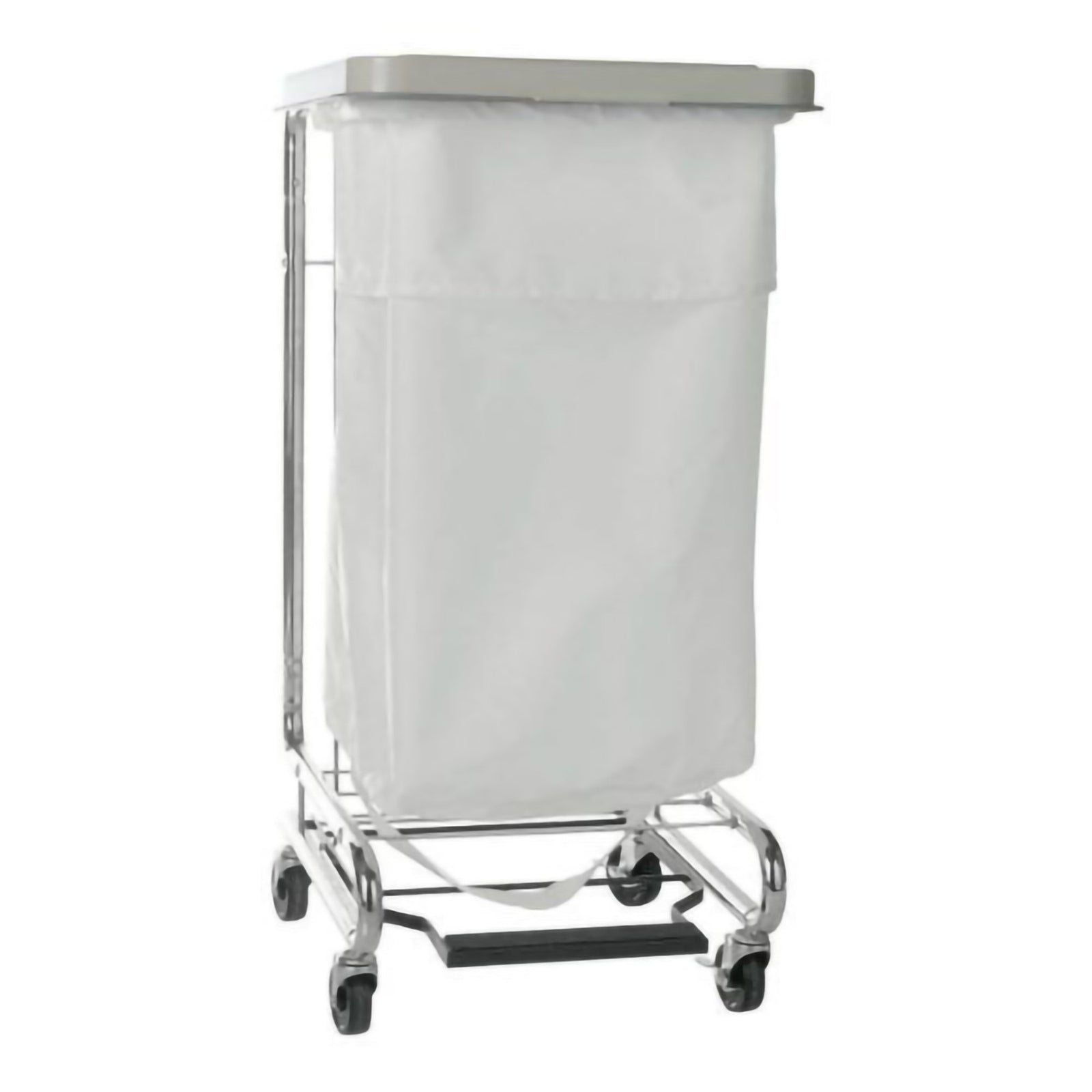 McKesson 30-33 Gal. Self-Closing Hamper Stand with Foot Pedal