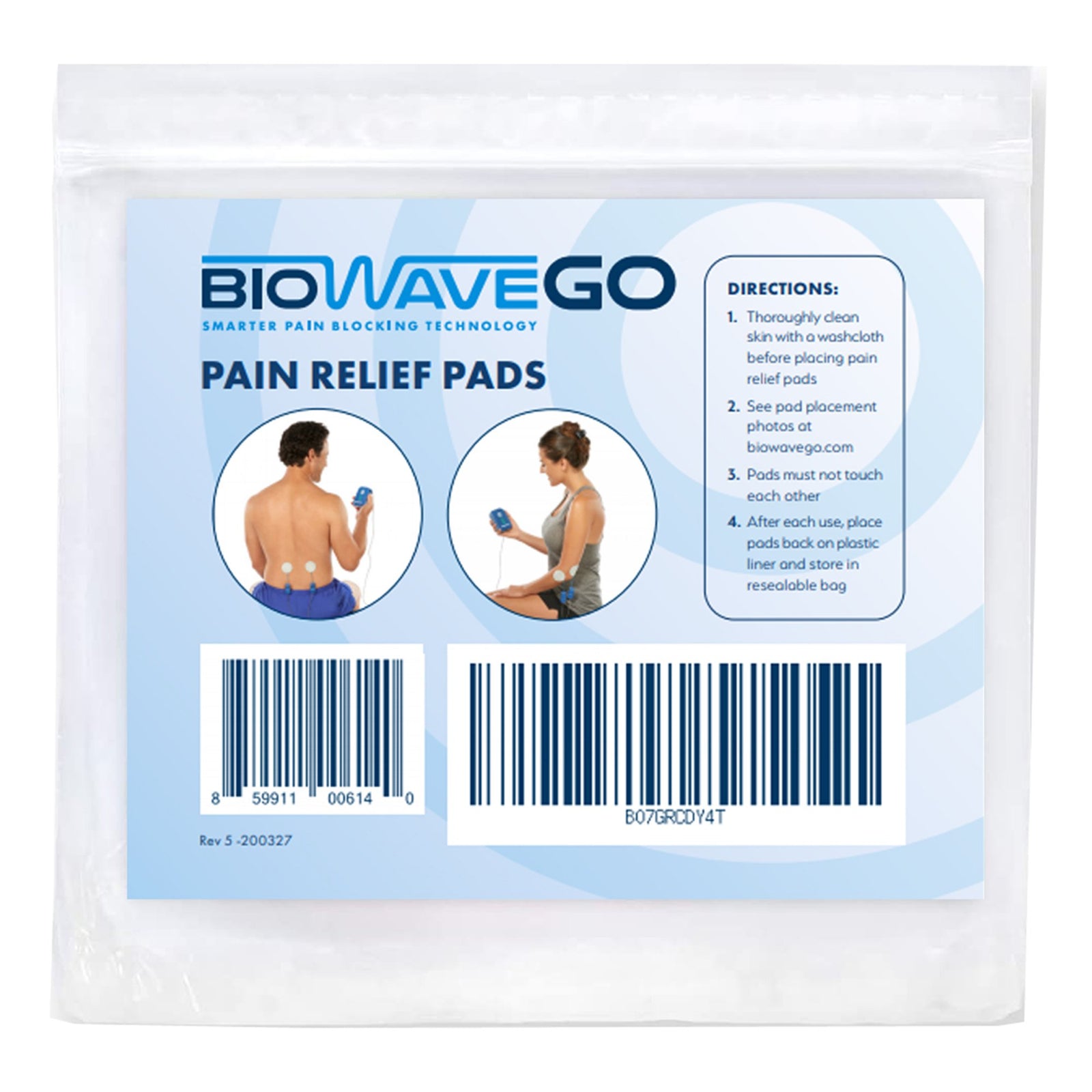 BioWave Electrode Pads for Pain Relief