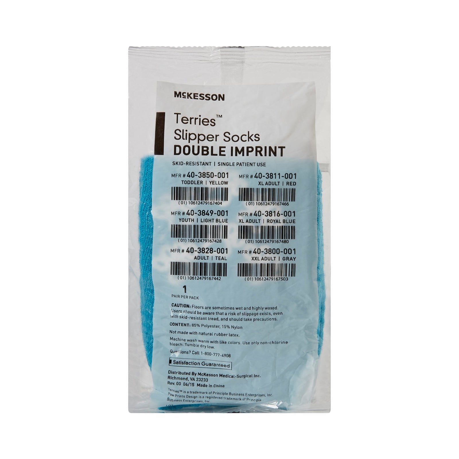 McKesson Terries Adult Slipper Socks