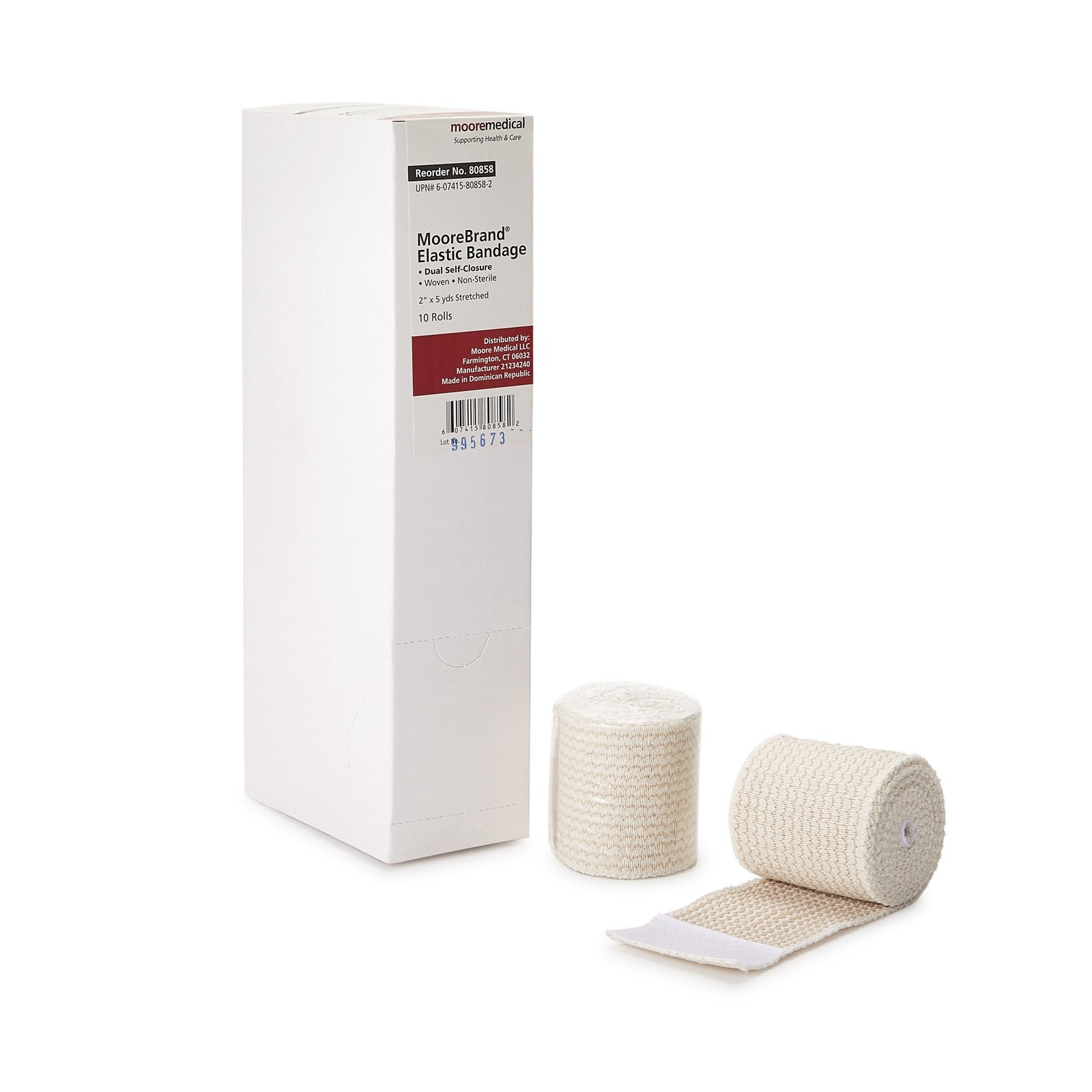 McKesson Double Hook and Loop Closure Elastic Bandage