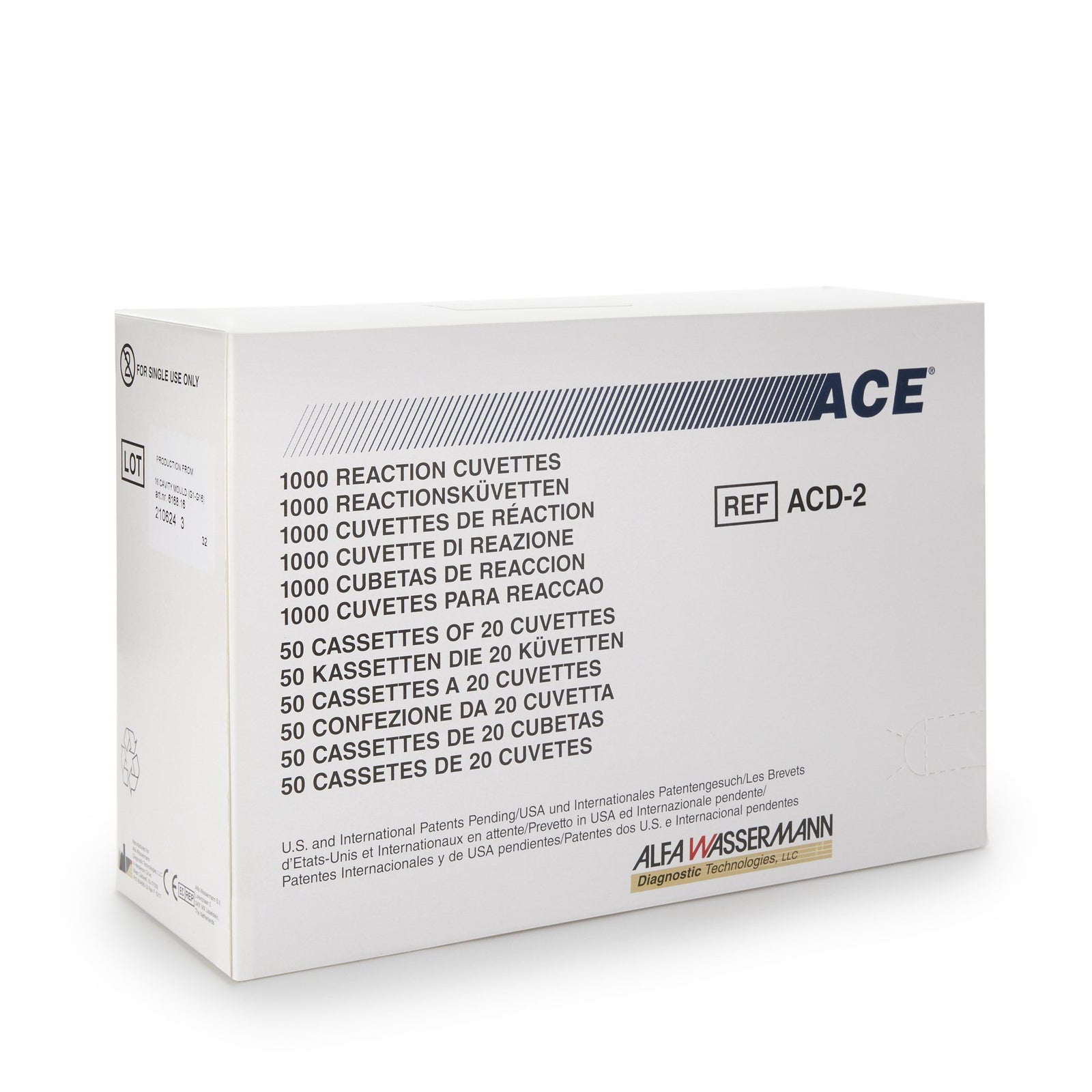 Cuvette For Ace Alera Clinical Chemistry Systems