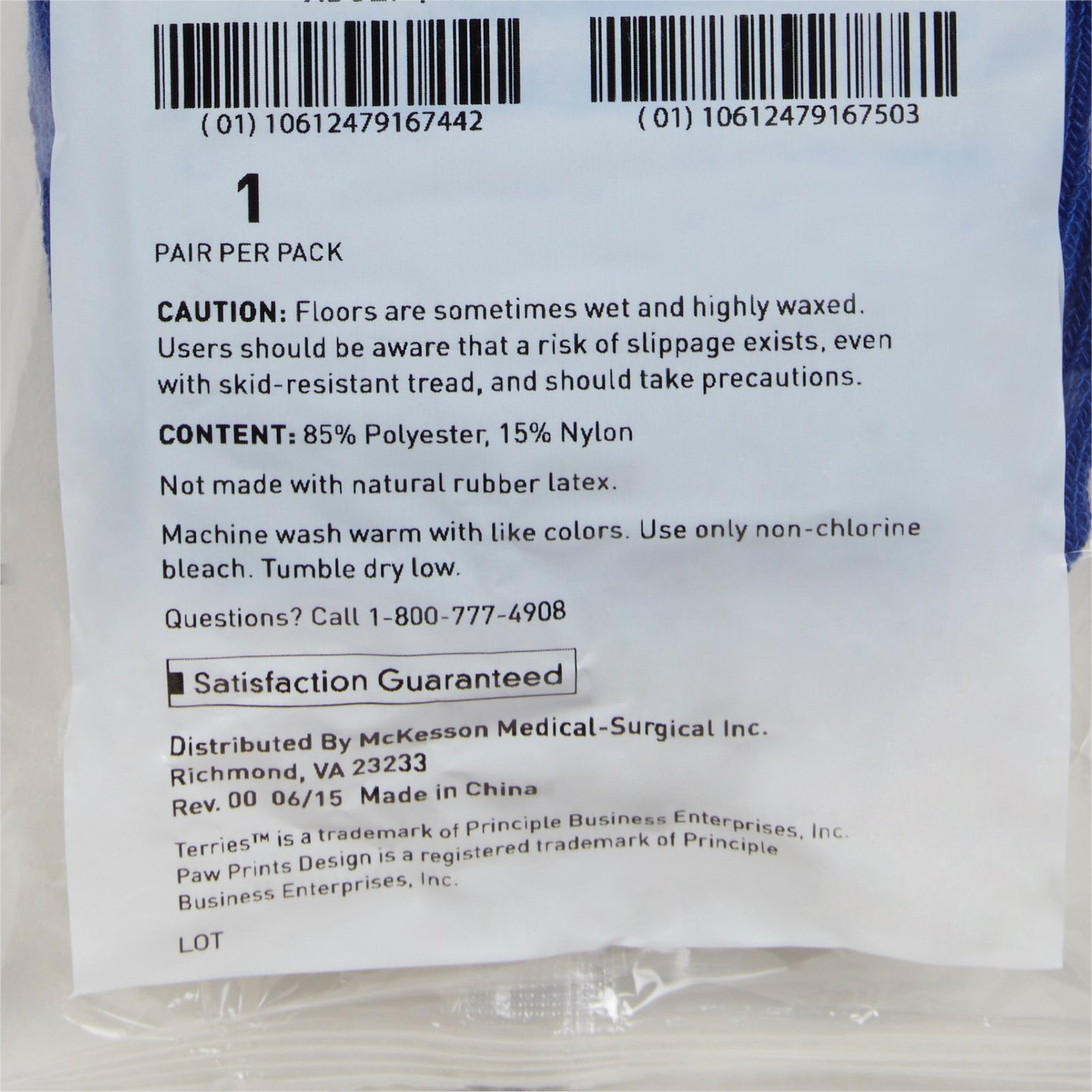 McKesson Terries Slipper Socks