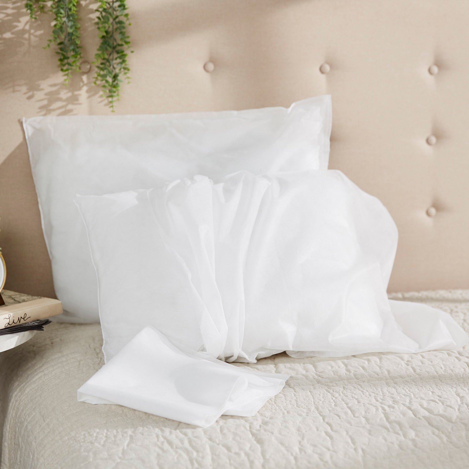 McKesson White Tissue/Poly Pillowcase