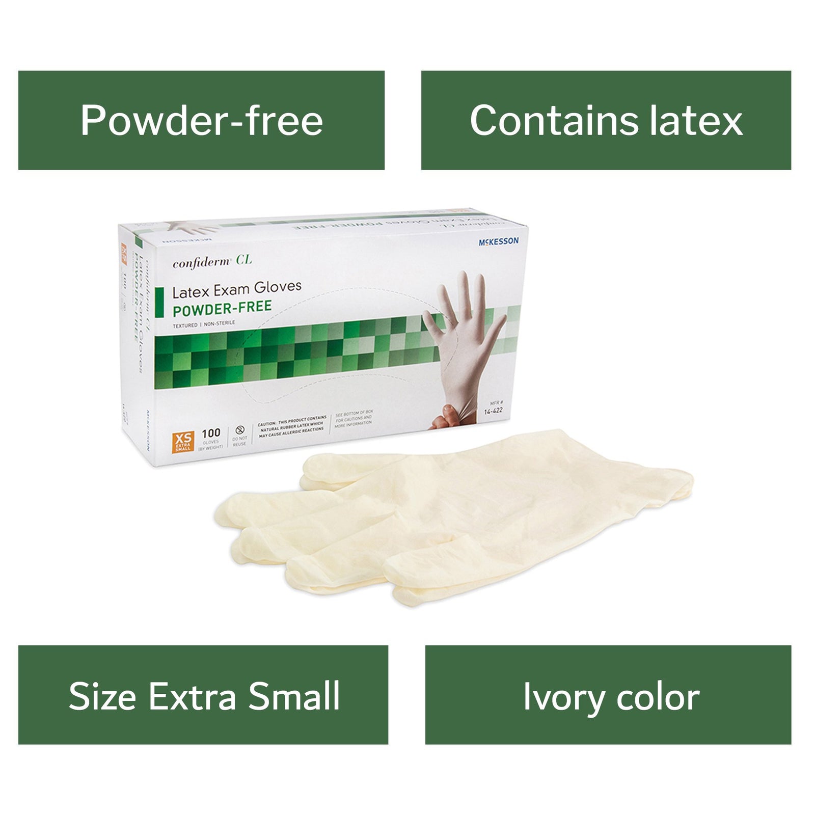 McKesson Confiderm CL Exam Glove