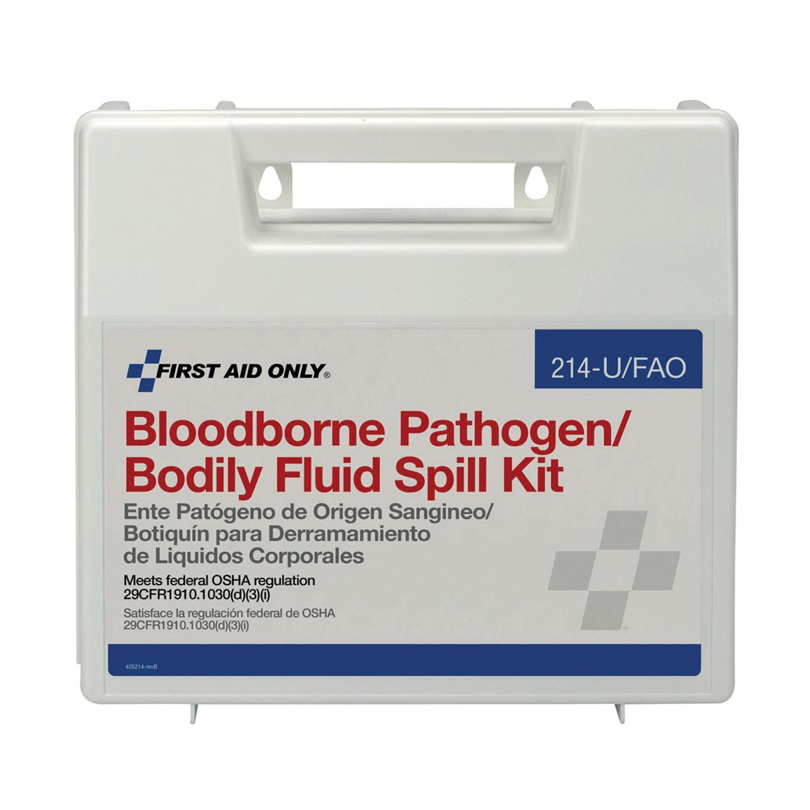 First Aid Only Bloodborne Pathogen And Bodily Fluid Spill Kit