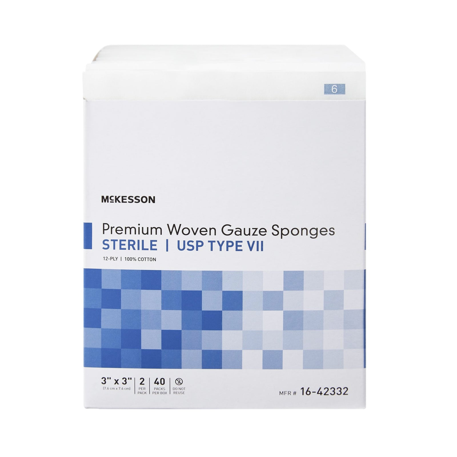 McKesson NonSterile USP Type VII Gauze Sponge