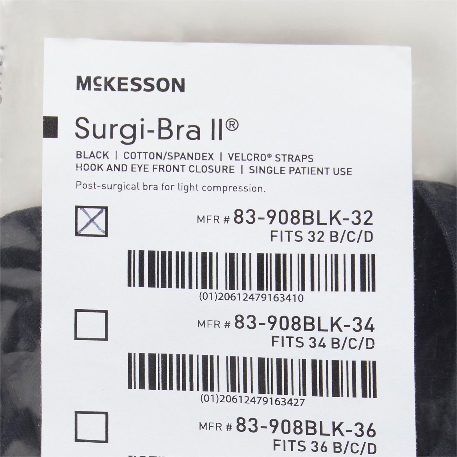 McKesson Post-Surgical Bra
