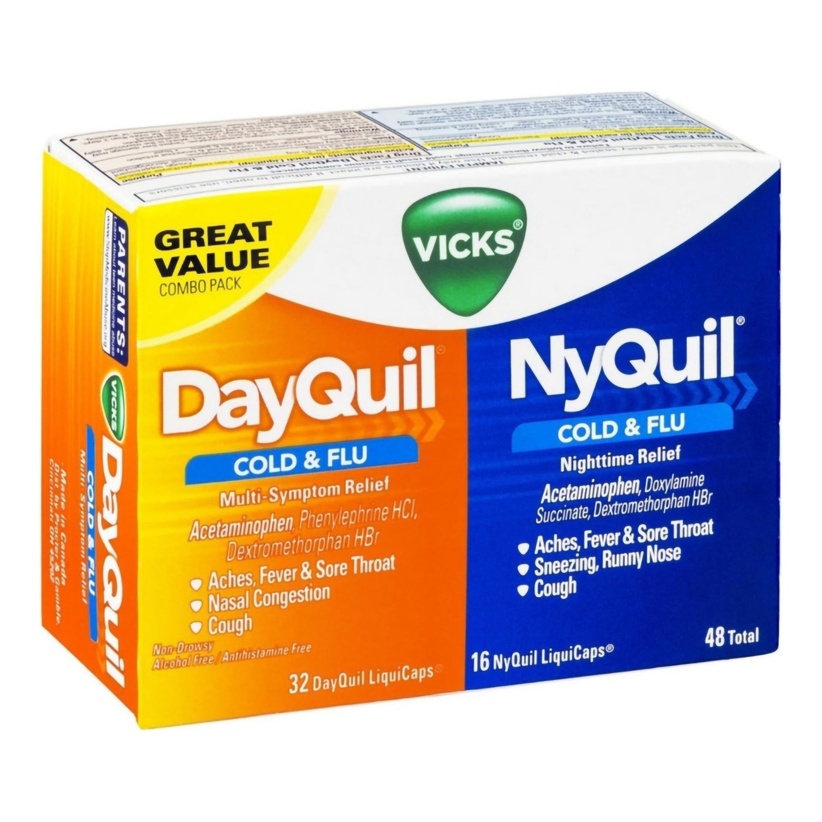 DayQuil Nyquil Combo Pack Cold And Cough Relief