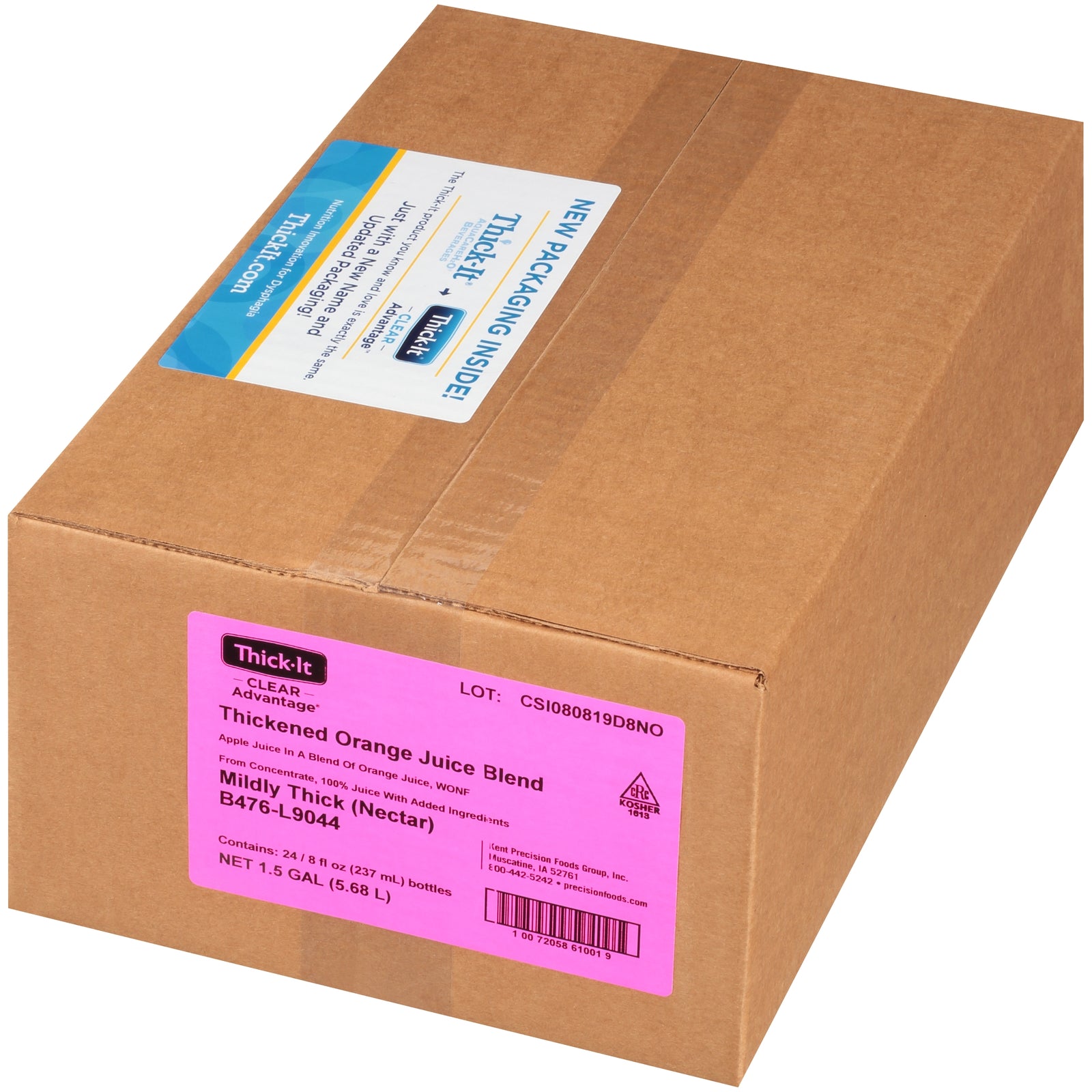 Thick-It Clear Advantage Thickened Beverage, Orange Juice