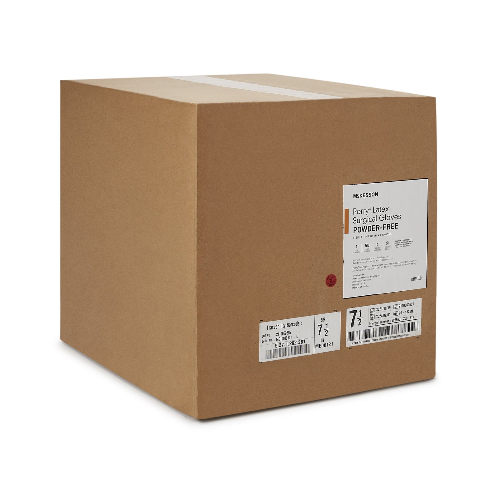 McKesson Perry Latex Standard Cuff Length Surgical Glove