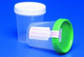 Specimen Container 120 Ml (4 Oz.) Screw Cap Patient Information Sterile
