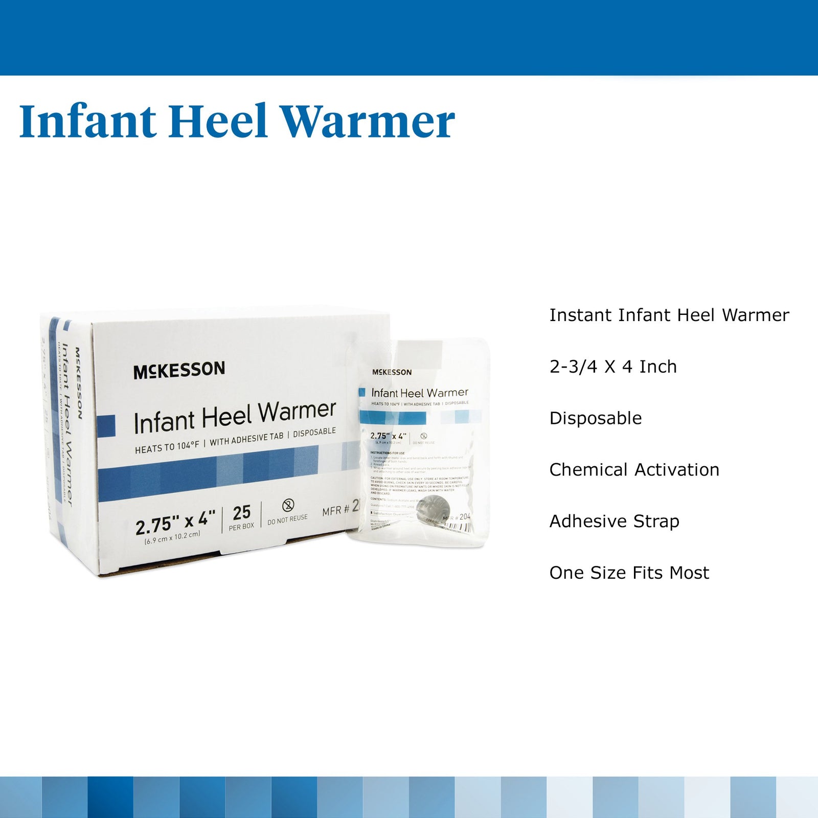 McKesson Instant Infant Heel Warmer
