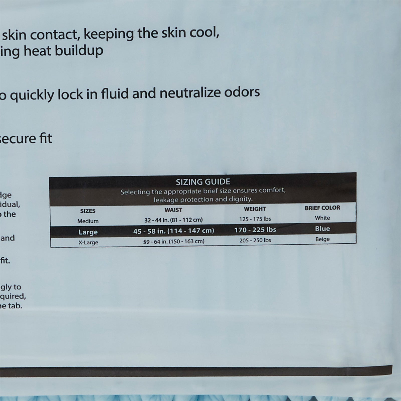 Simplicity Unisex Adult Incontinence Brief