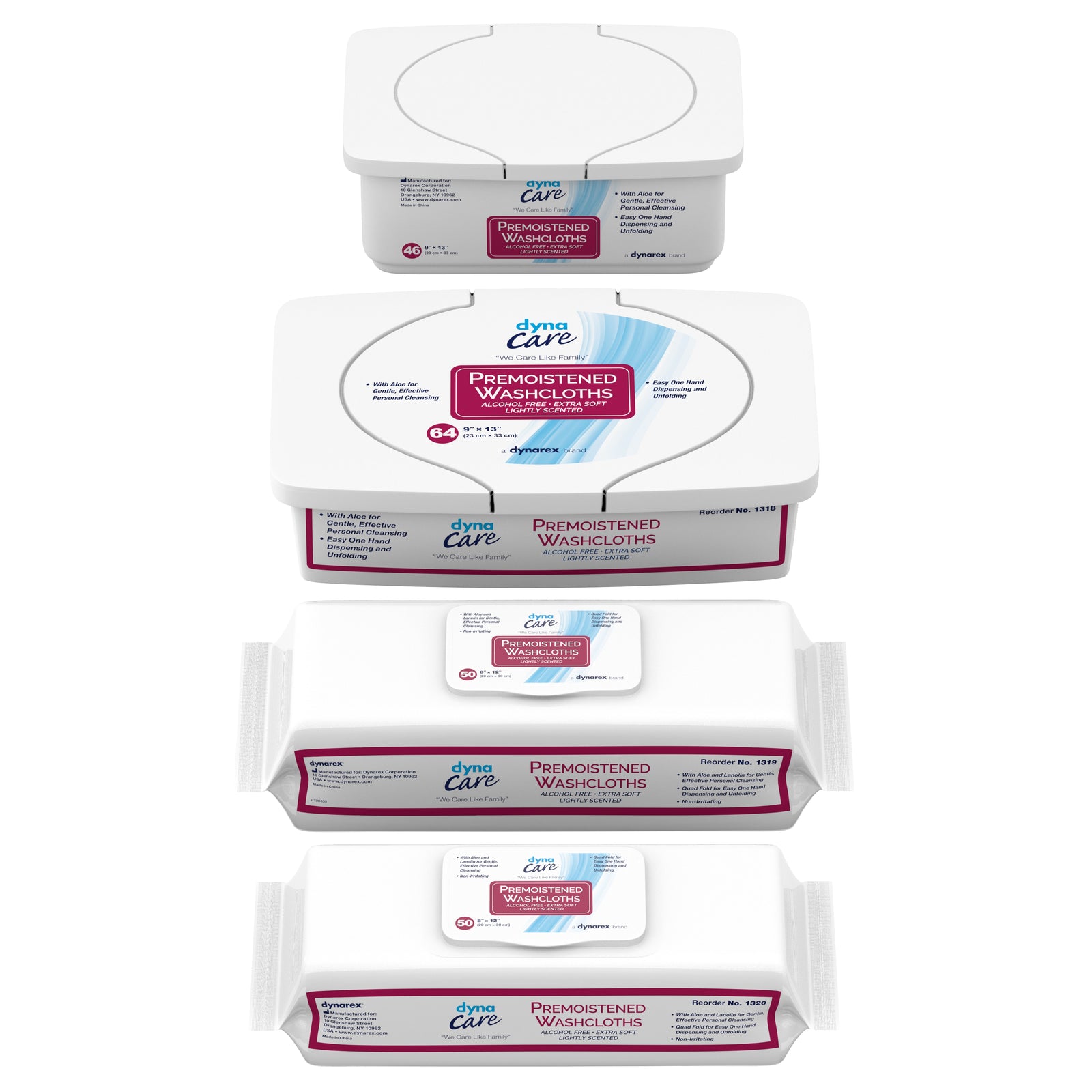 Dynarex Personal Cleansing Wipes