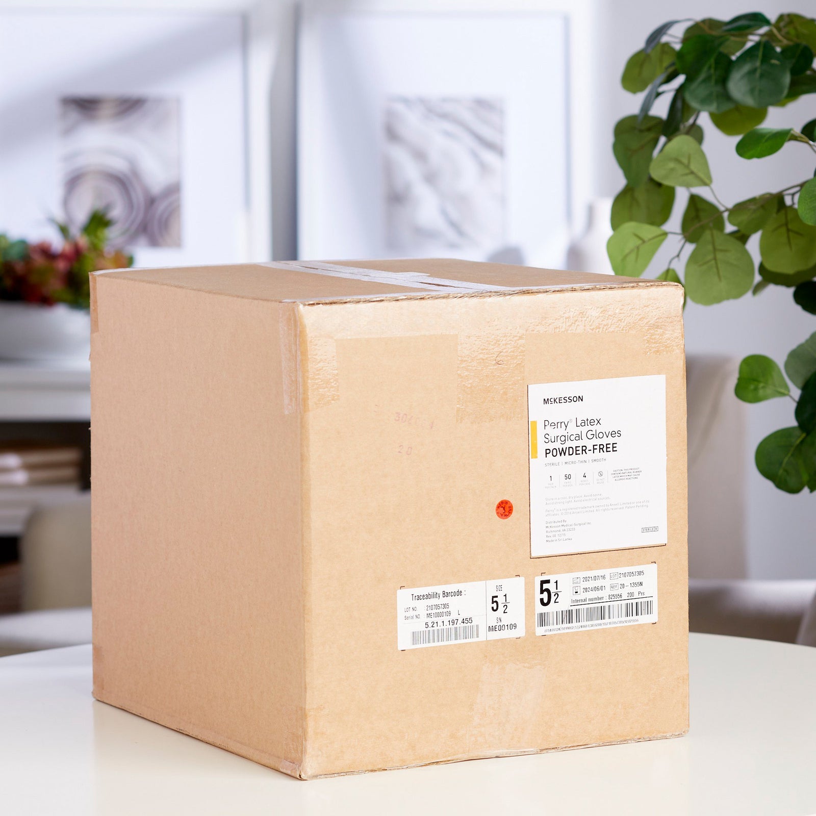 McKesson Perry Latex Standard Cuff Length Surgical Glove