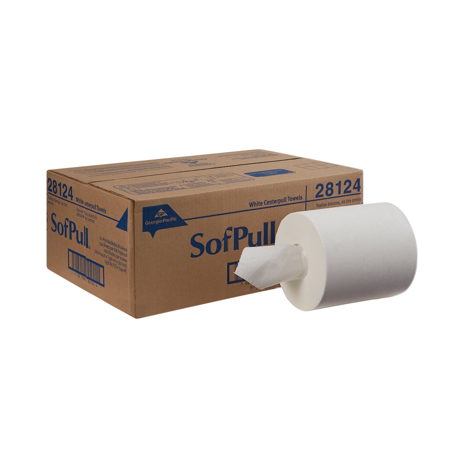 SofPull White Paper Towel