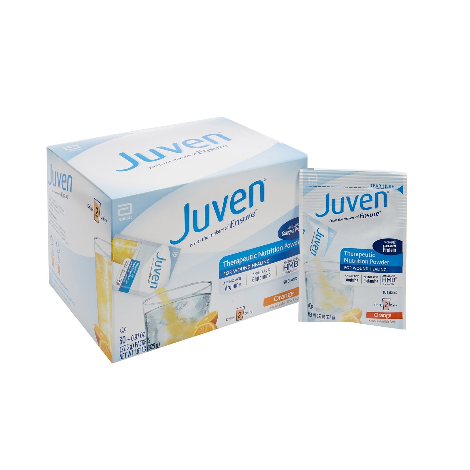 Juven® Orange Arginine/Glutamine Supplement, 30 Packets per Case