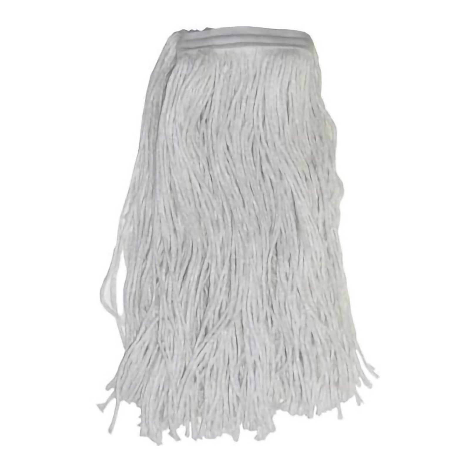 Wet String Mop Head Cut-End Size 16 White Rayon Disposable