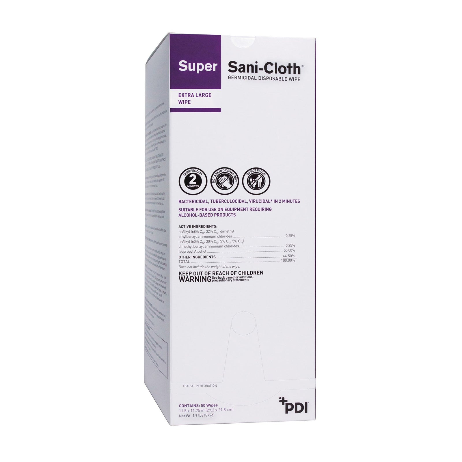Super Sani-Cloth Germicidal Disposable Wipe