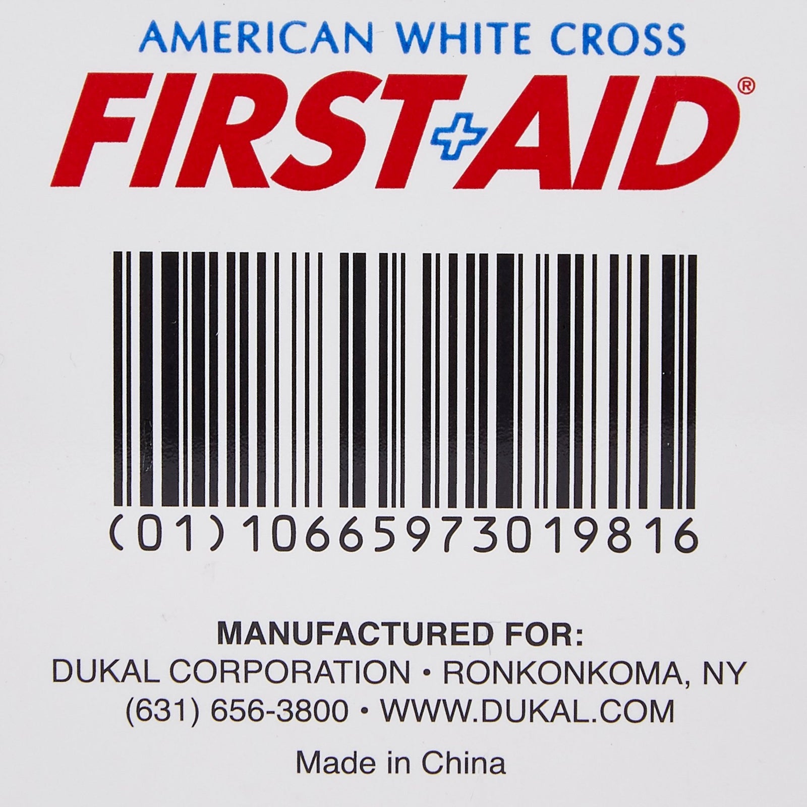 American White Cross Stat Strip Adhesive Strip
