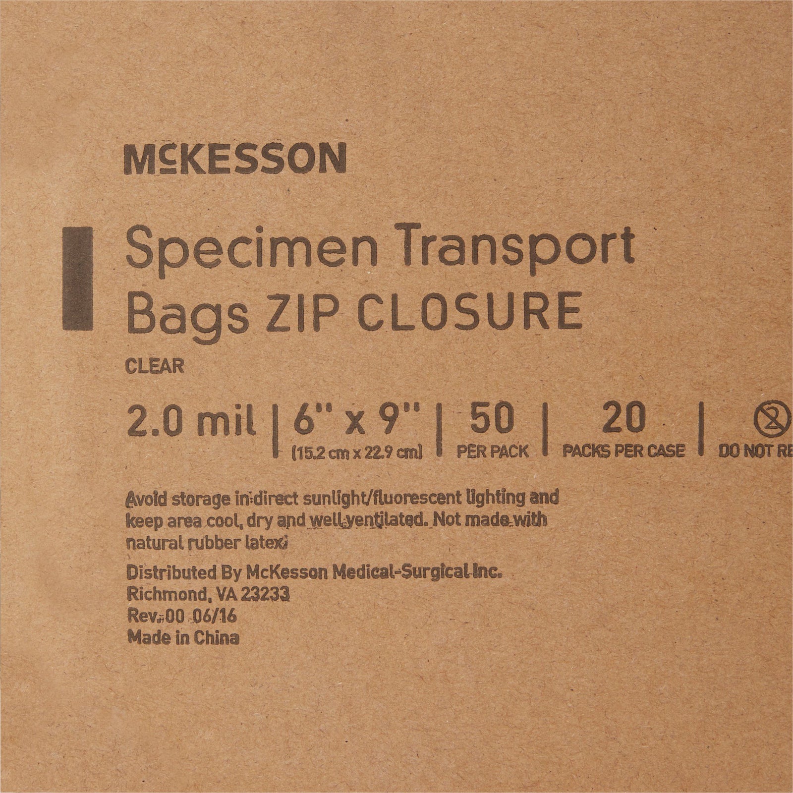 McKesson Specimen Transport Bag