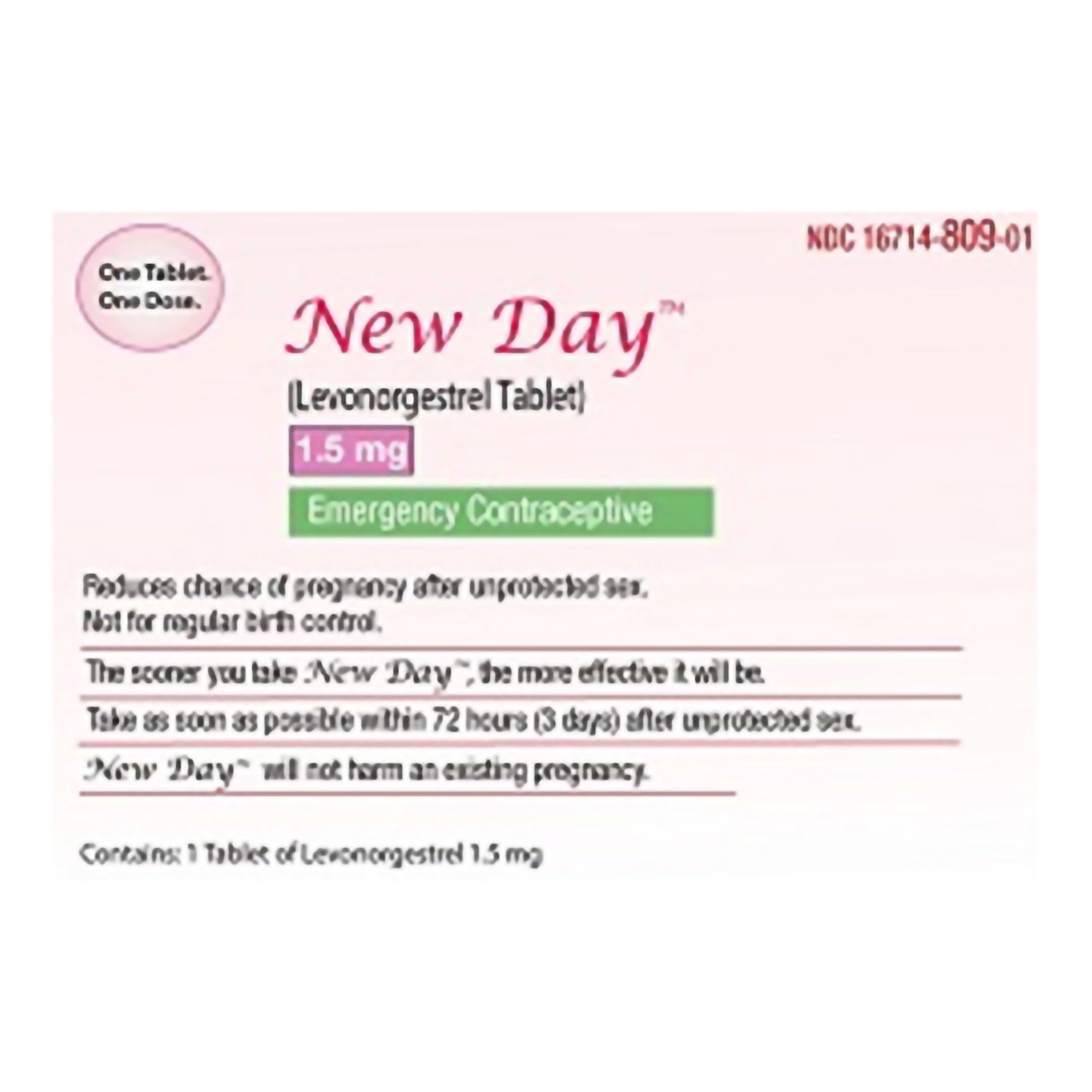 New Day Birth Control Pill