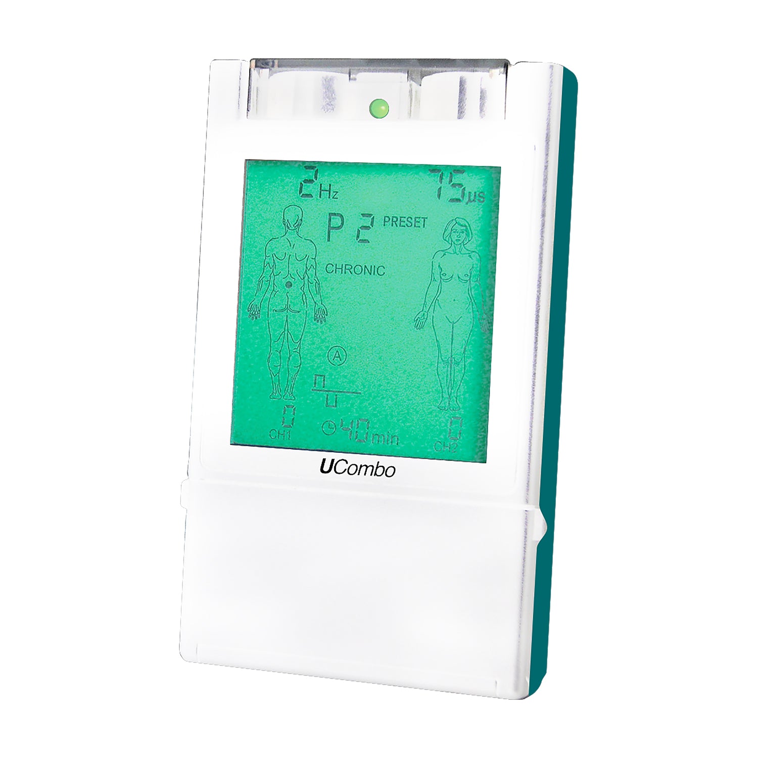 Ultima Combo TENS EMS Unit with Body Part Diagram