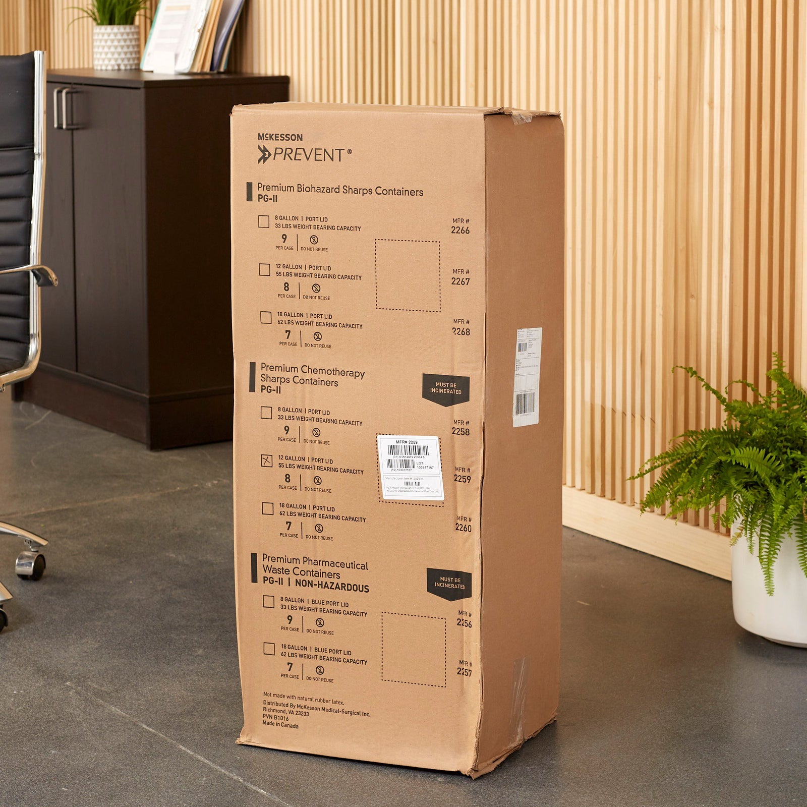 McKesson Prevent Chemotherapy Waste Container