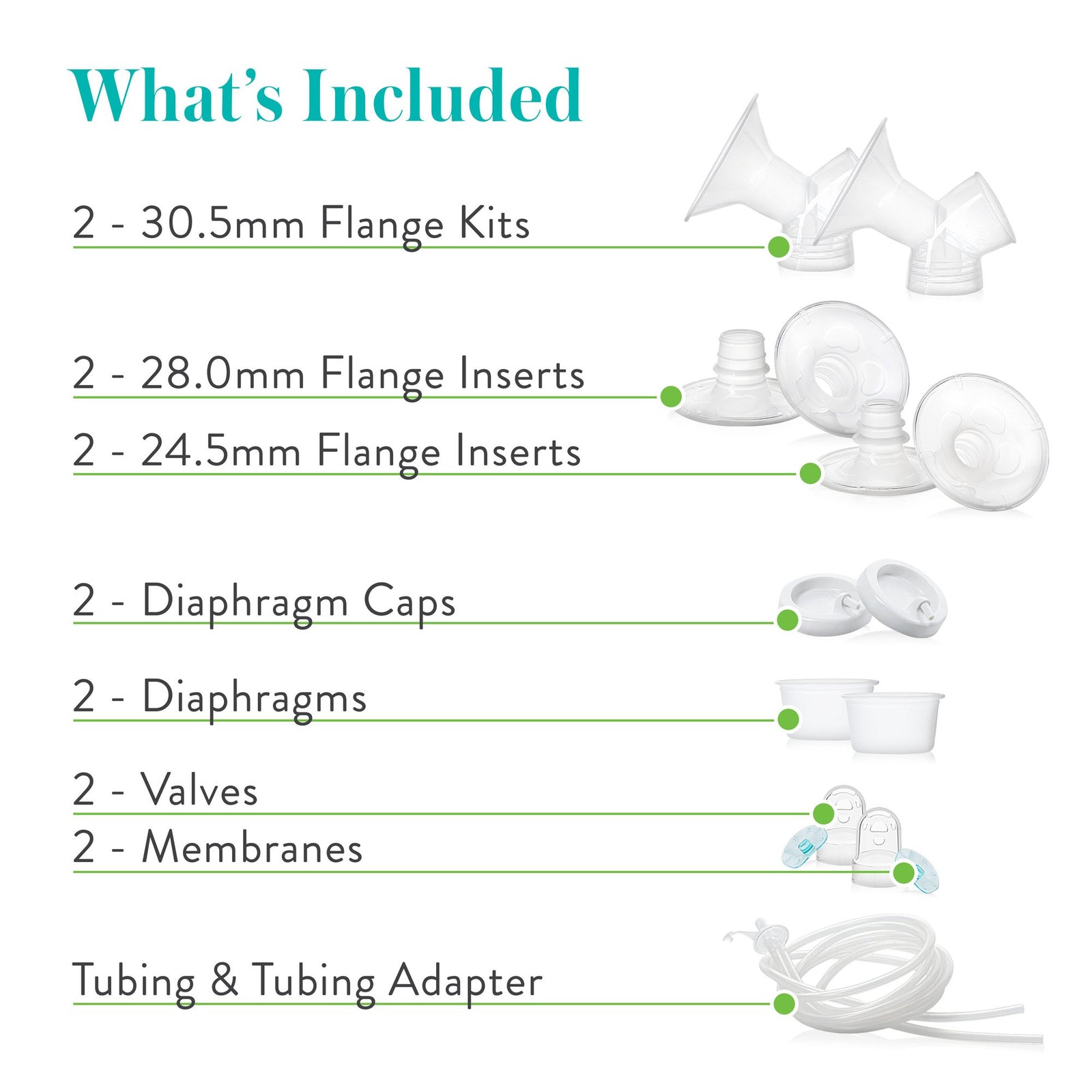 Evenflo Advanced Breast Pump Replacement Parts Kit