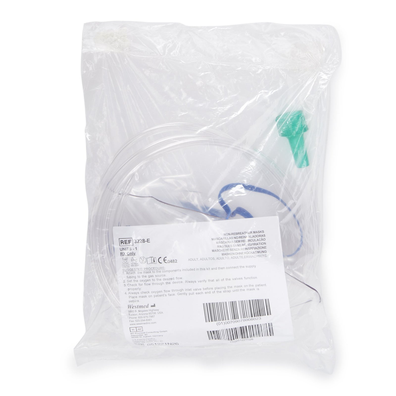 McKesson Nonrebreather Oxygen Mask