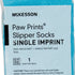 McKesson Paw Prints Slipper Socks