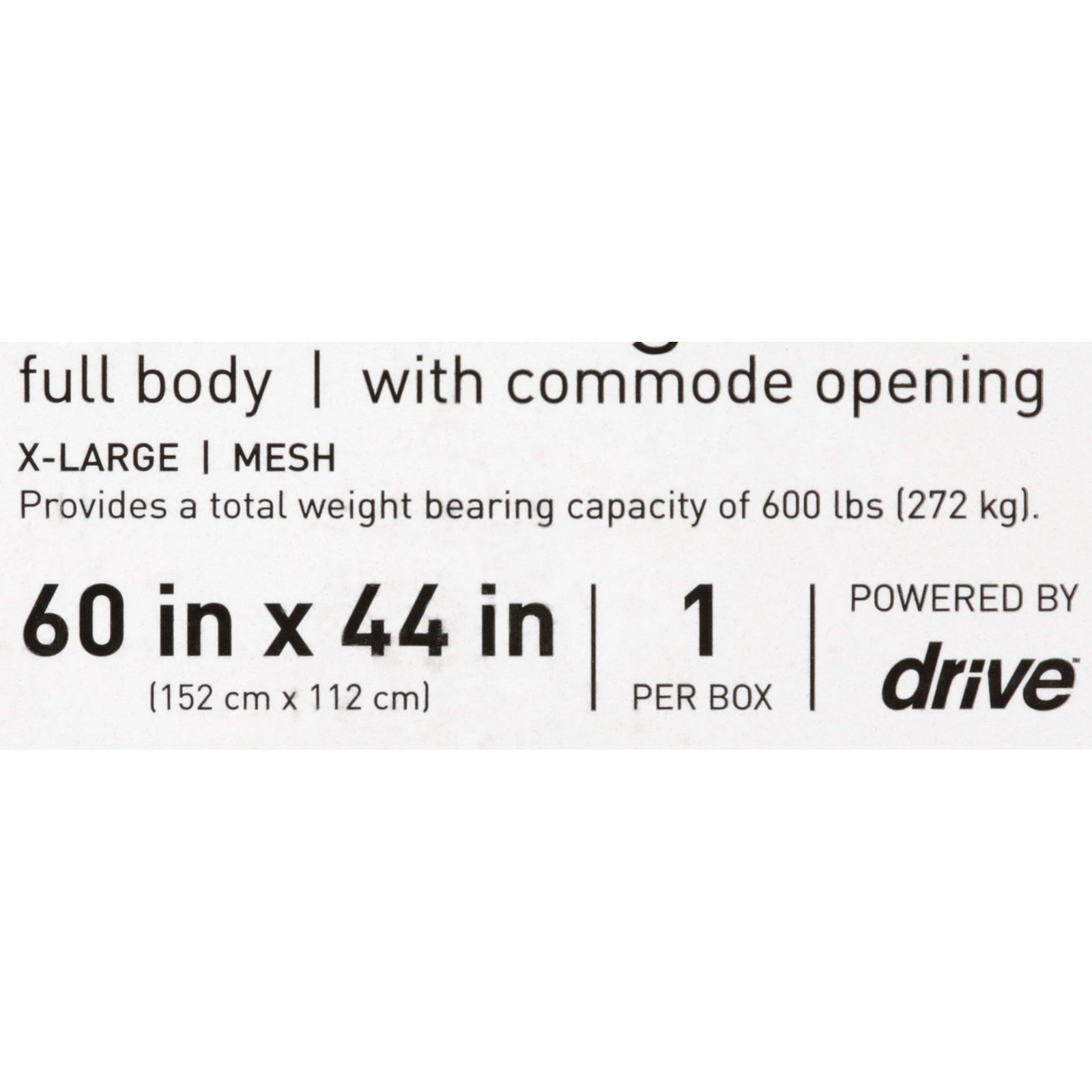 McKesson Full Body Commode Sling