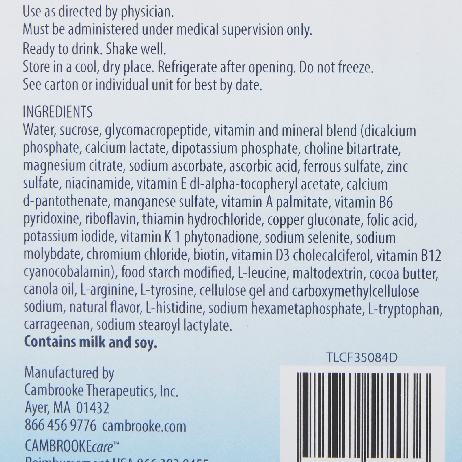 Glytactin RTD 15 Oral Supplement