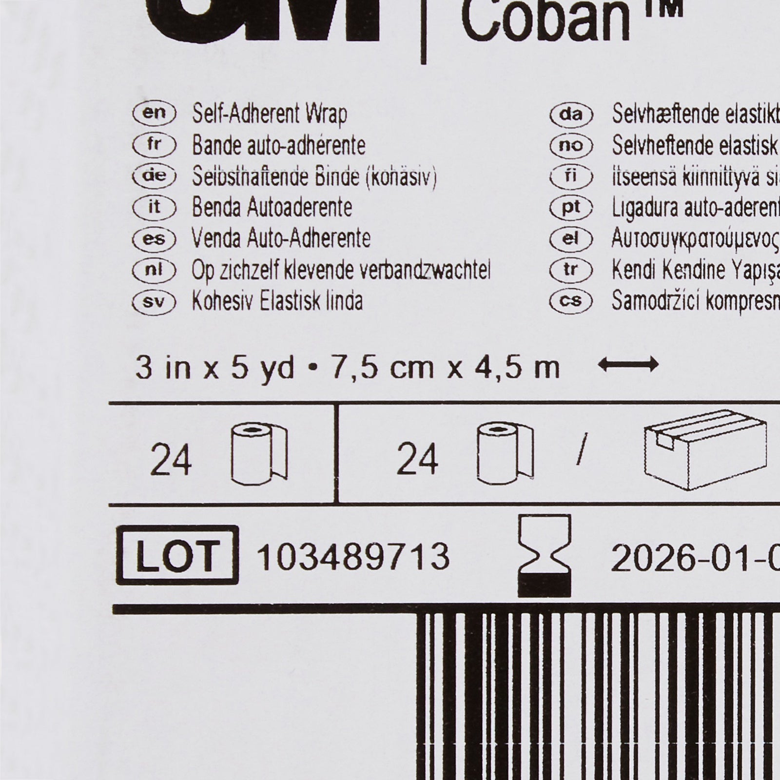3M Coban Self-Adherent Wrap