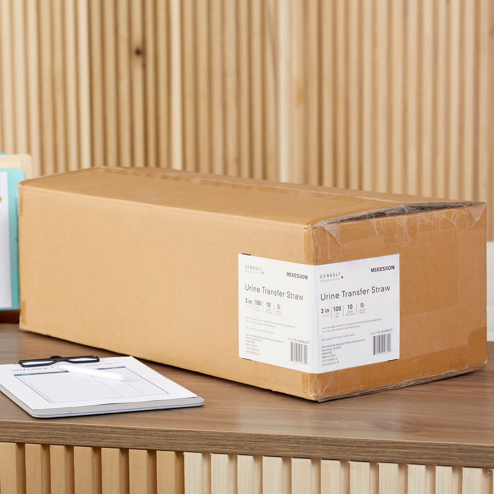 McKesson Consult Urine Transfer Straw